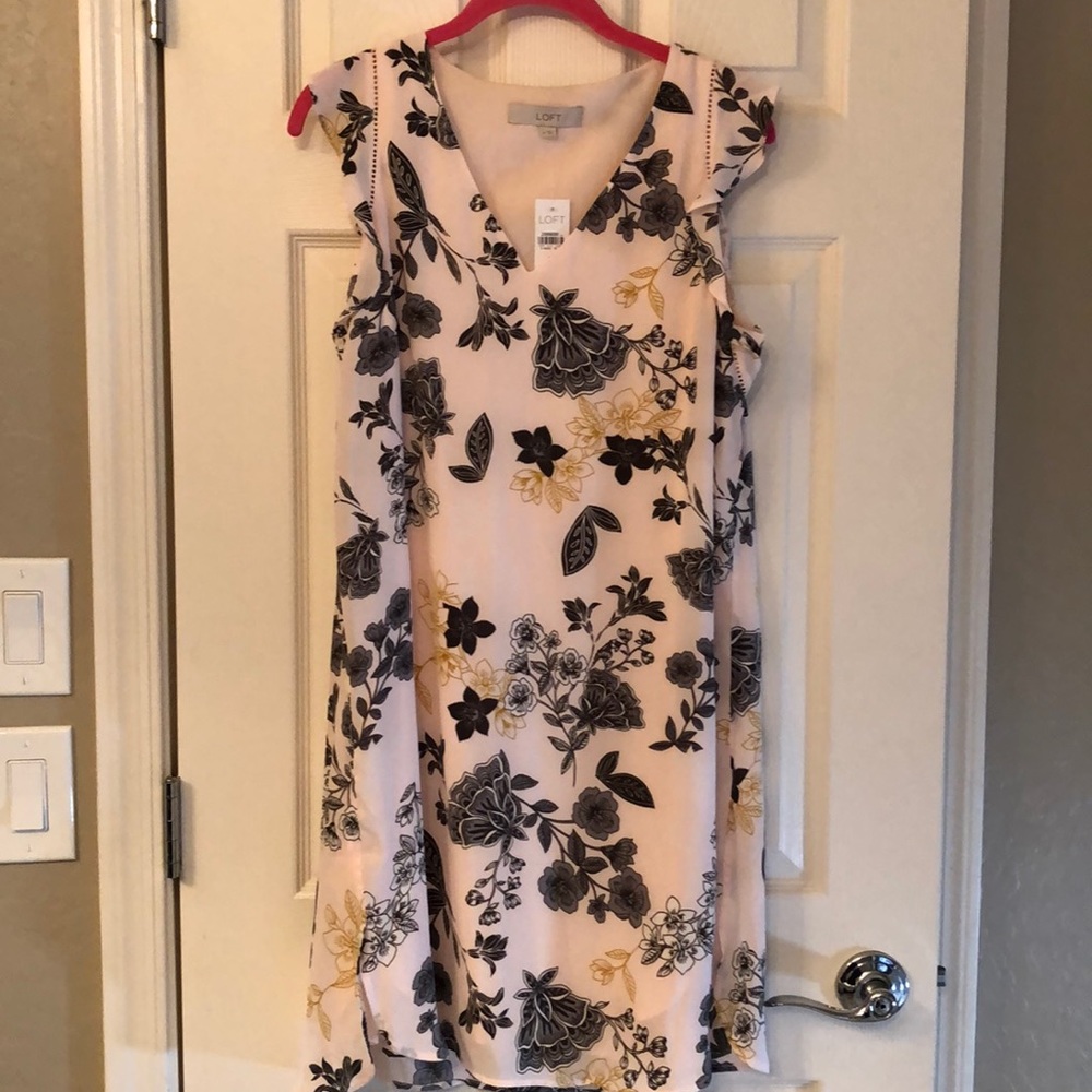 NWT Loft pink dress